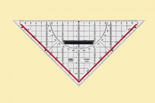 Set square for technical drawing